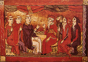 13th-century Catholics and Oriental Christians debating